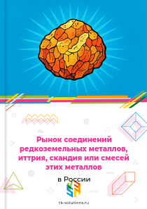 Рынок соединений редкоземельных металлов, иттрия, скандия или смесей этих металлов в России, 2018–2026 гг.