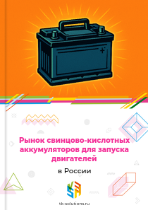 Рынок свинцово-кислотных аккумуляторов для запуска двигателей в России, 2018–2026 гг.